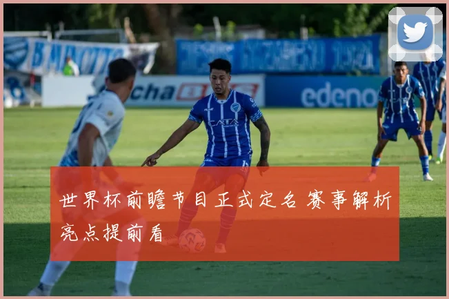 世界杯前瞻节目正式定名 赛事解析亮点提前看